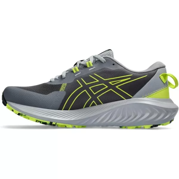 imageASICS Mens GelExcite Trail 2 Running ShoesCarrier GreyNeon Lime