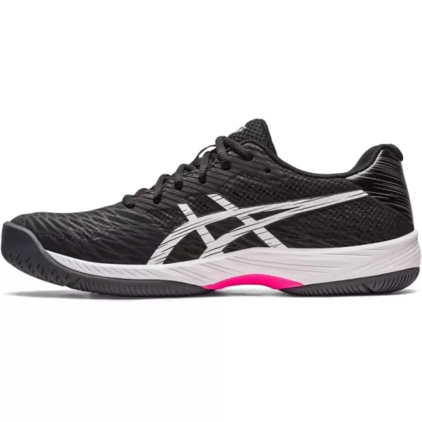 imageASICS Mens GelGame 9 Tennis ShoeBlackHot Pink