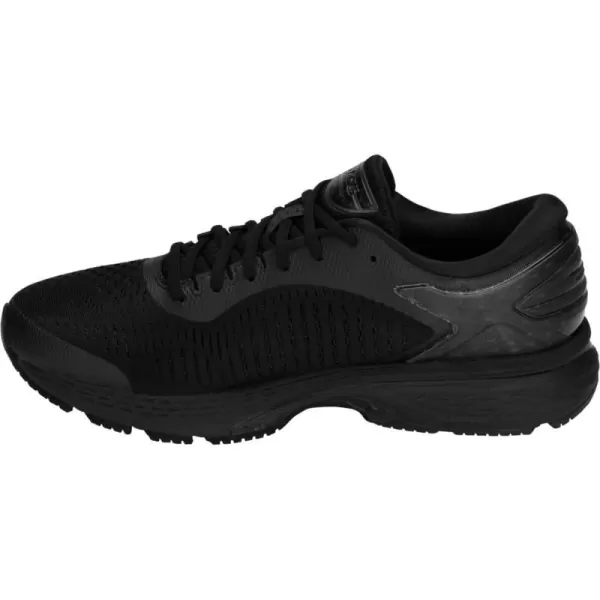 imageASICS Mens GelKayano 25 Running ShoeBlackBlack