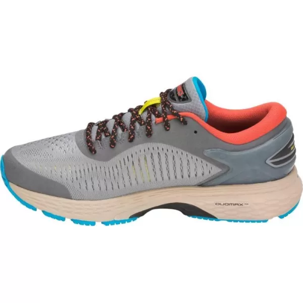 imageASICS Mens GelKayano 25 Running ShoeStone GreyBlack