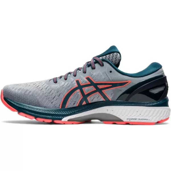 imageASICS Mens GelKayano 27 Running ShoesSheet RockMagnetic Blue