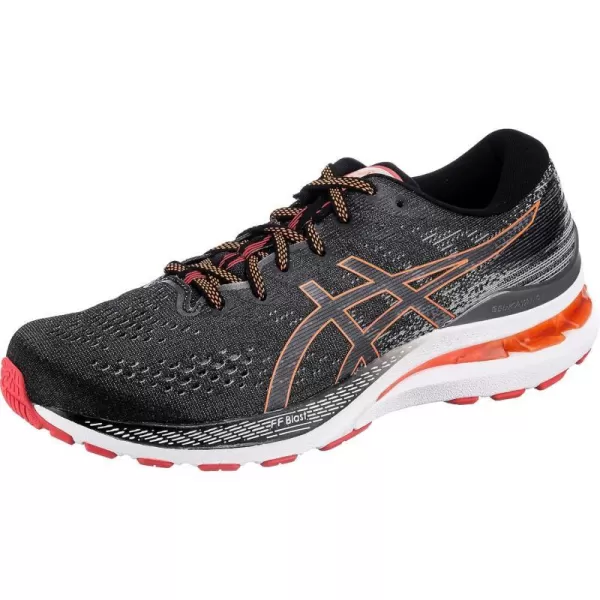 imageASICS Mens GelKayano 28 Running ShoesBlack Clay Grey