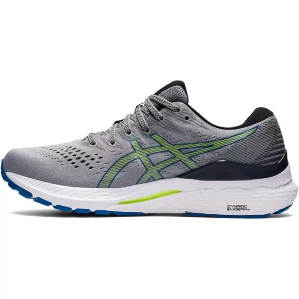 imageASICS Mens GelKayano 28 Running ShoesSheet RockHazard Green