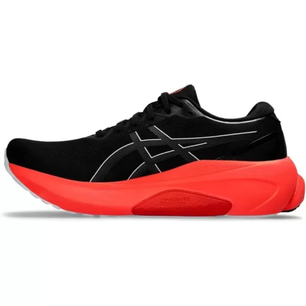 imageASICS Mens GelKayano 30 Running ShoesBlackCarrier Grey
