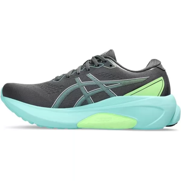 imageASICS Mens GelKayano 30 Running ShoesCarrier GreyIlluminate Mint