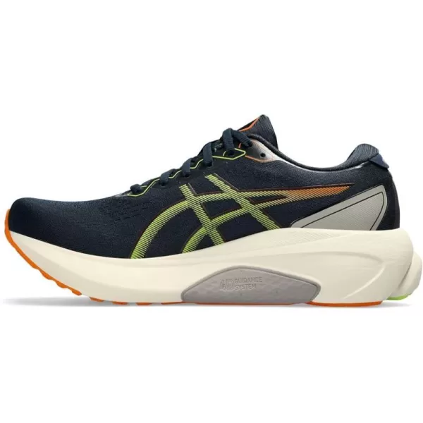 imageASICS Mens GelKayano 30 Running ShoesFrench BlueNeon Lime