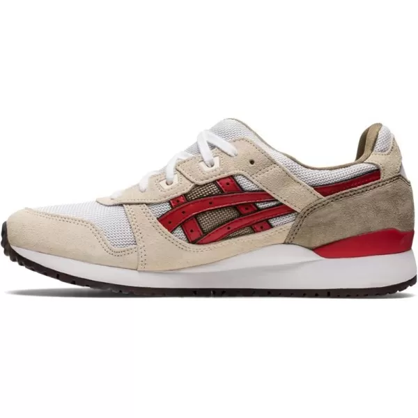 imageASICS Mens GelLyte III OG SneakersSmoke GreyRed Alert