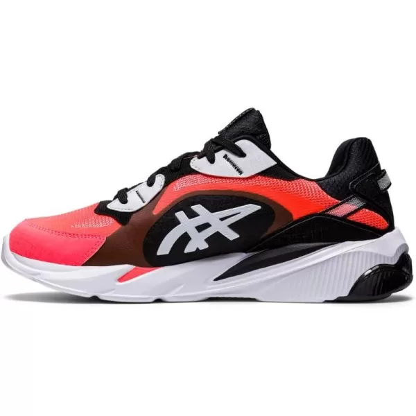 imageASICS Mens GelMiqrum ShoesBlackSunrise Red