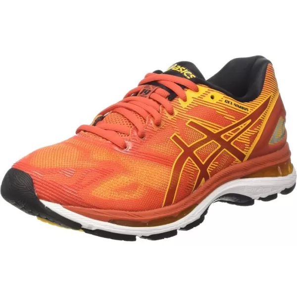 imageASICS Mens GelNimbus 19 Running ShoesRed Red Clay Gold Fusion Phantom