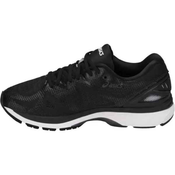 imageASICS Mens GelNimbus 20 Running ShoesBlackWhiteCarbon