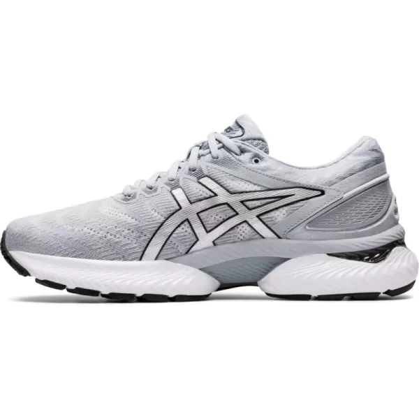 imageASICS Mens GelNimbus 22 Running ShoesWhitePure Silver