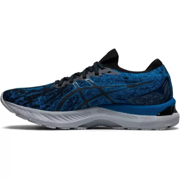 imageASICS Mens GelNimbus 23 Knit Running ShoesReborn BlueBlackKnit