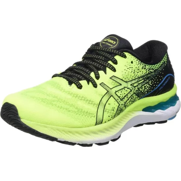 imageASICS Mens GelNimbus 23 LiteShow Running ShoeHazard Green Black
