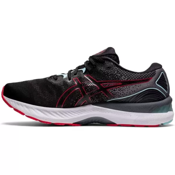 imageASICS Mens GelNimbus 23 Running ShoesBlackElectric Red