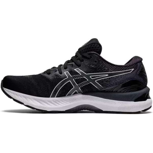 imageASICS Mens GelNimbus 23 Running ShoesBlackWhite
