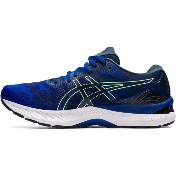 imageASICS Mens GelNimbus 23 Running ShoesMonaco BlueBright Lime