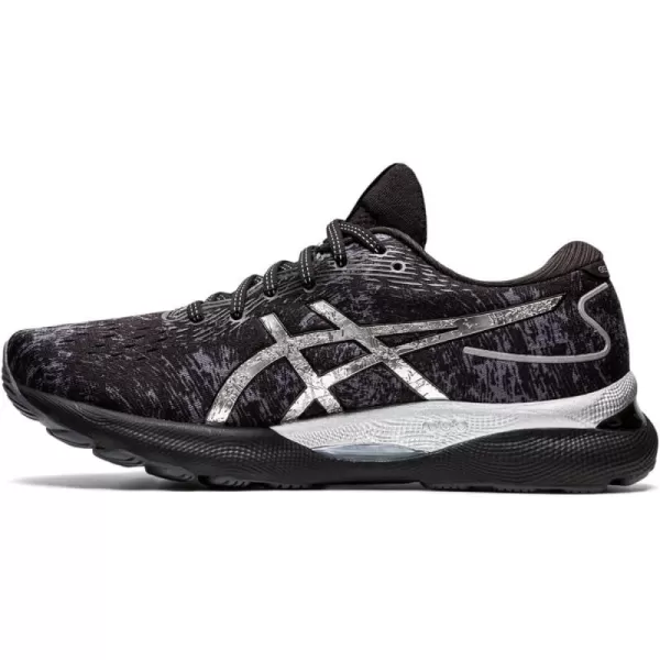 imageASICS Mens GelNimbus 24 Platinum Running ShoesCarrier GreyPure Silver