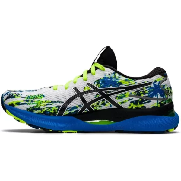 imageASICS Mens GelNimbus 24 Platinum Running ShoesWhiteBlack