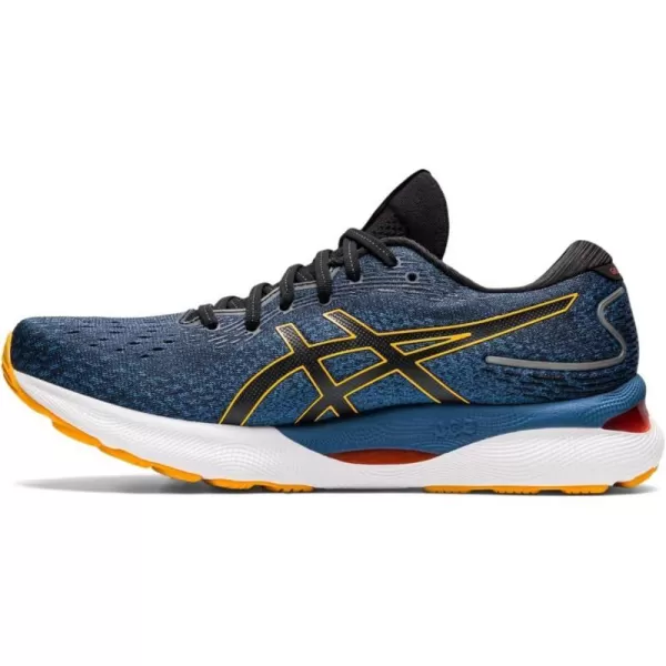 imageASICS Mens GelNimbus 24 Running ShoesAzureAmber