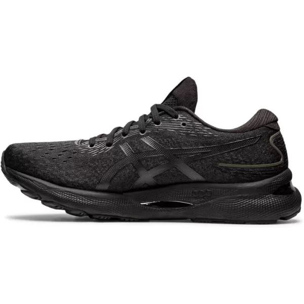 imageASICS Mens GelNimbus 24 Running ShoesBlackBlack
