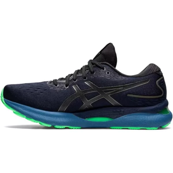 imageASICS Mens GelNimbus 24 Running ShoesBlackGunmetal