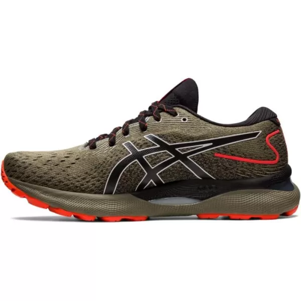 imageASICS Mens GelNimbus 24 Running ShoesNature BathingOlive