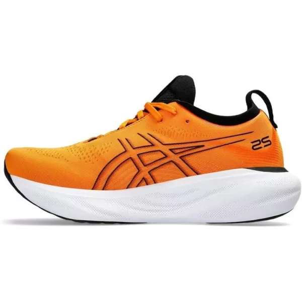 imageASICS Mens GelNimbus 25 Running ShoesBright Orange Black