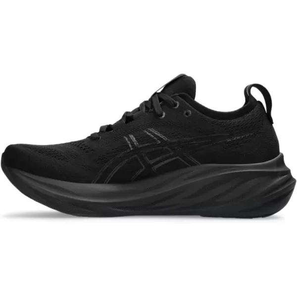 imageASICS Mens GelNimbus 26 Running ShoeBlackBlack