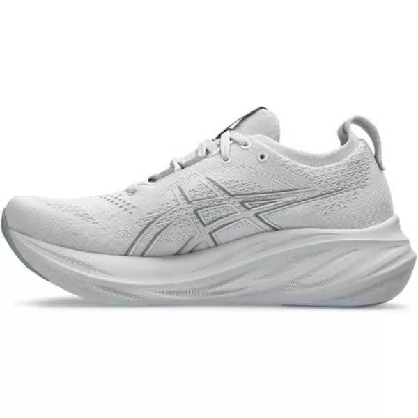 imageASICS Mens GelNimbus 26 Running ShoeConcretePure Silver