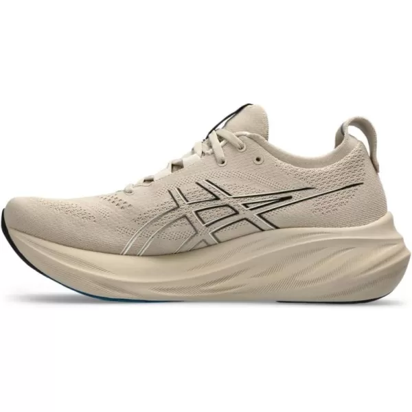imageASICS Mens GelNimbus 26 Running ShoeFeather GreyBlack
