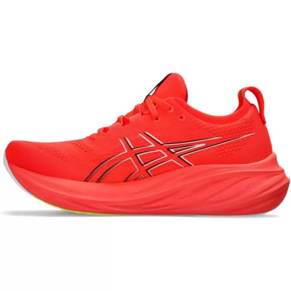 imageASICS Mens GelNimbus 26 Running ShoeSunrise RedBlack