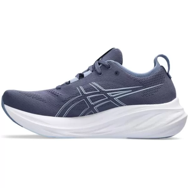 imageASICS Mens GelNimbus 26 Running ShoeThunder BlueDenim Blue