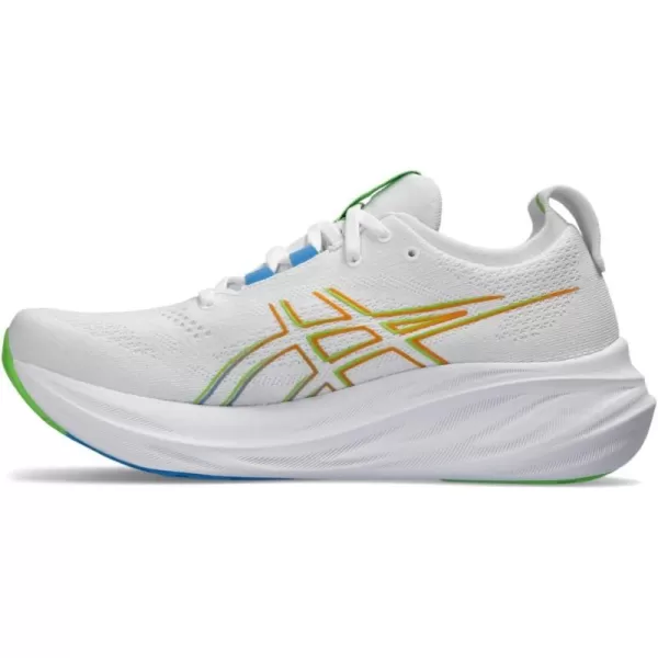 imageASICS Mens GelNimbus 26 Running ShoeWhiteWaterscape