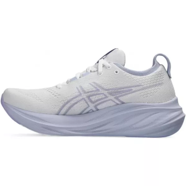 imageASICS Mens GelNimbus 26 Running Shoes100 WhiteFresh Air
