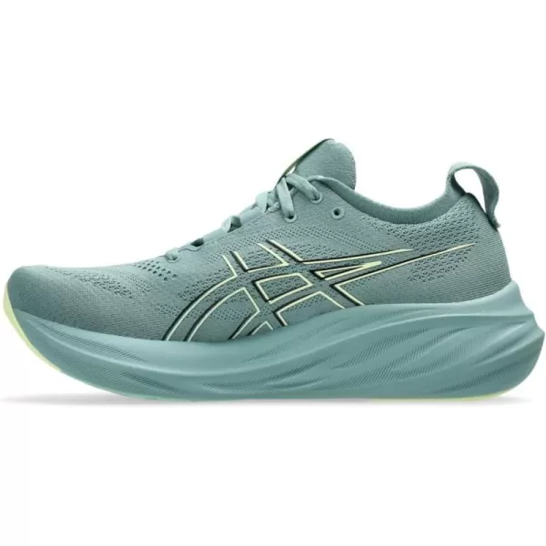 imageASICS Mens GelNimbus 26 Running ShoesCeladonLight Celadon