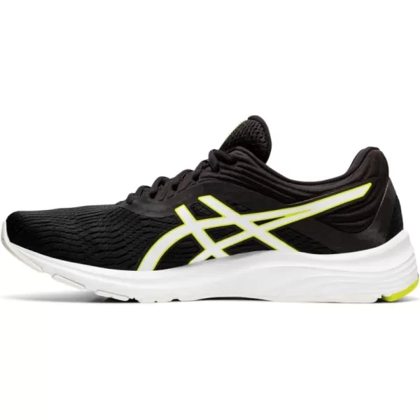 imageASICS Mens GelPulse 11 Running ShoesBlackNeon Lime
