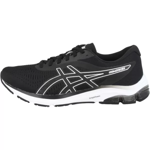 imageASICS Mens GelPulse 12 Running ShoeBlack White