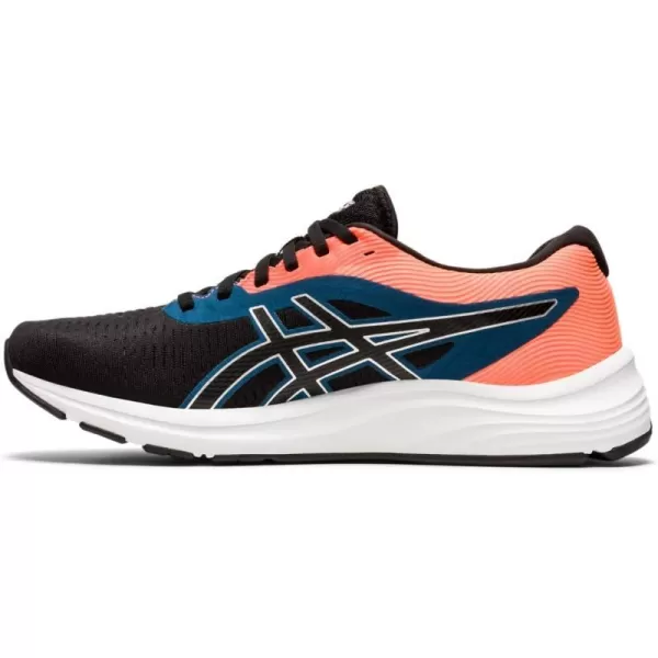 imageASICS Mens GelPulse 12 Running ShoeBlackPure Silver