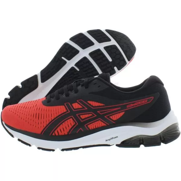 imageASICS Mens GelPulse 12 Running ShoeFiery RedRed