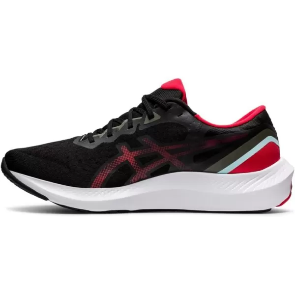 imageASICS Mens GelPulse 13 Running ShoesBlackElectric Red
