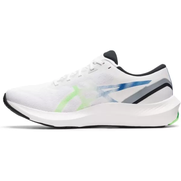 imageASICS Mens GelPulse 13 Running ShoesWhiteBright Lime