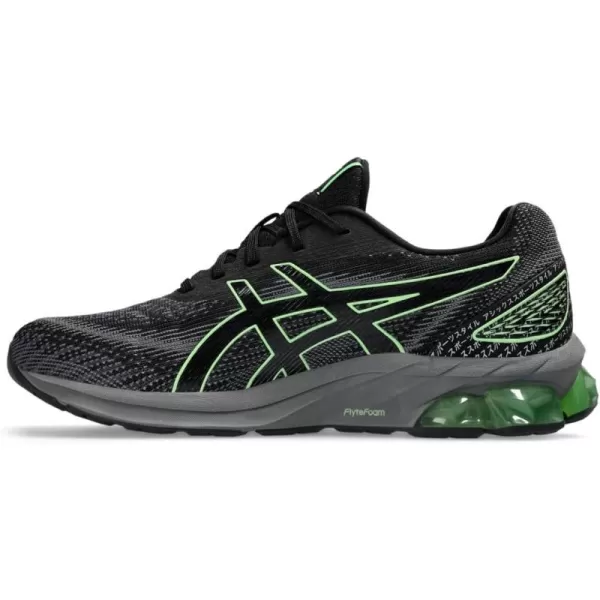 imageASICS Mens GelQuantum 180 VII ShoesBlackBright Lime