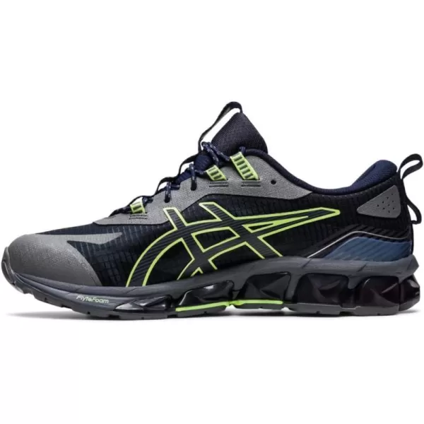 imageASICS Mens GelQuantum 360 VII Sportstyle ShoesMidnightLime Green