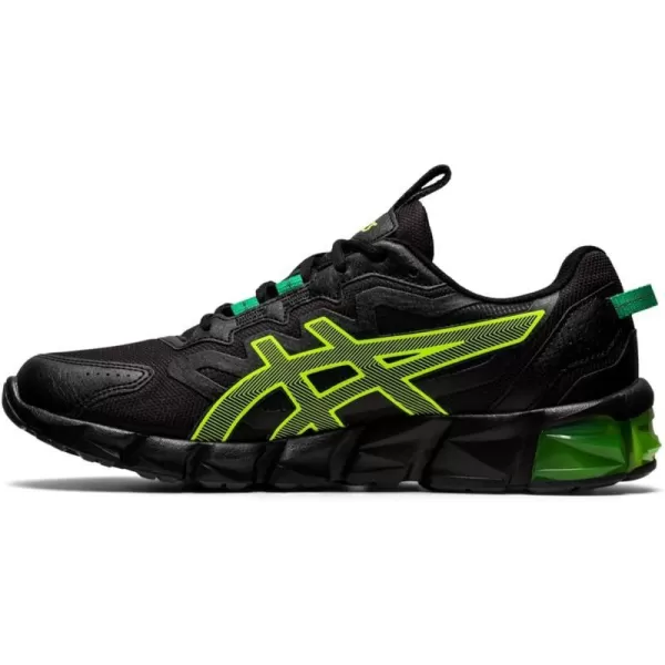 imageASICS Mens GelQuantum 90 3 Sportstyle ShoesBlackSafety Yellow