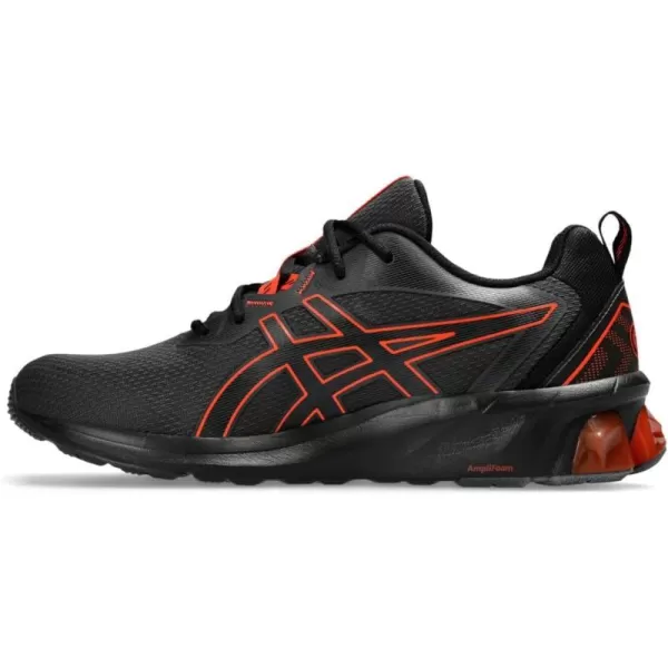 imageASICS Mens GelQuantum 90 IV Sportstyle ShoesGraphite GreyCherry Tomato