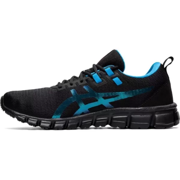 imageASICS Mens GelQuantum 90 Running ShoesBlackIsland Blue