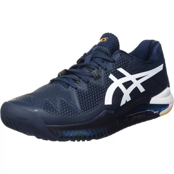 imageASICS Mens GelResolution 8 Tennis ShoesBlue white
