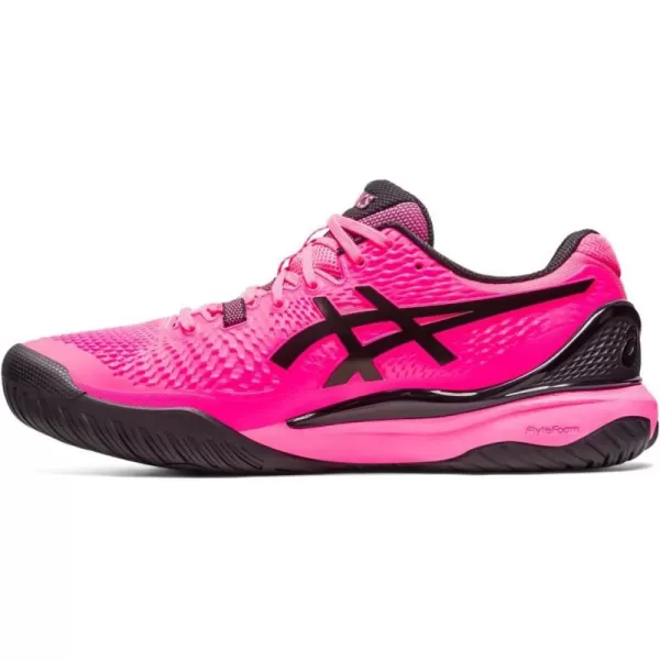 imageASICS Mens GelResolution 9 Tennis ShoeHot PinkBlack