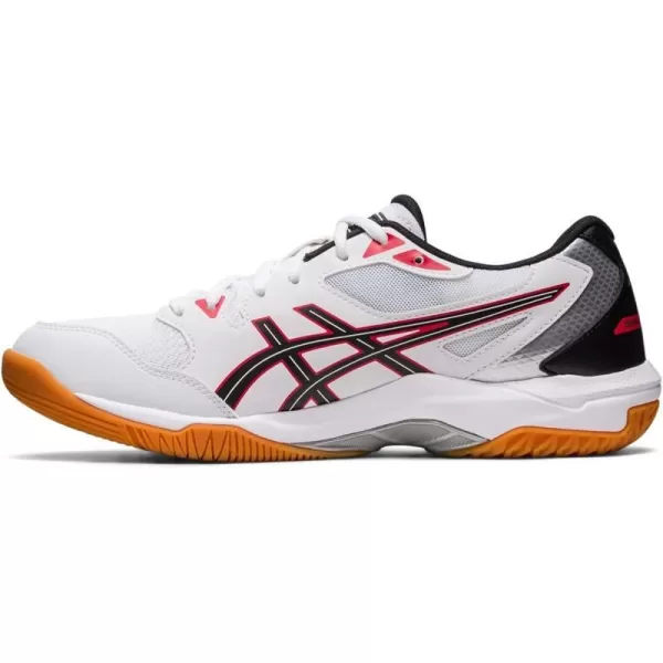 imageASICS Mens GelRocket 10 Court ShoesWhiteClassic Red