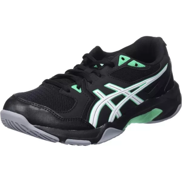imageASICS Mens GelRocket 10 Indoor Court ShoesBlack New Leaf